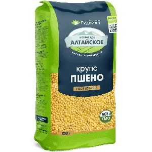 Крупа АЛТАЙСКОЕ Пшено ГОСТ /пакет/ 800г*12