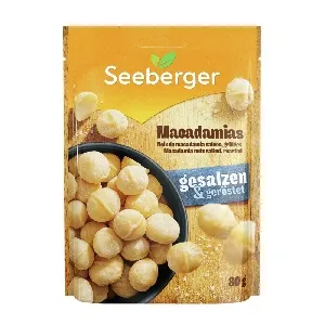 Орех макадамия SEEBERGER SE460407 жареный, соленый 80г*13