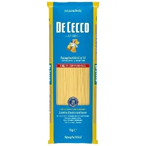 Макаронные изделия DE CECCO №11 Spaghettini (Спагеттини) 1кг*12