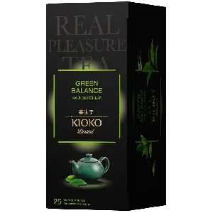 Чай KIOKO Limited GREEN BALANCE зеленый (25пак.*2г) 50г*8