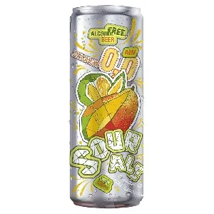 Пивной напиток ORIGAMIKA SOUR ALE MANGO безалкогольный нефильтрованный непастеризованный неосветлённый /жесть/ 330мл*12