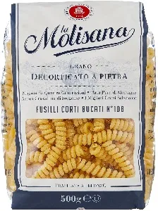 Макаронные изделия La MOLISANA 108 FUSILLI CORTI BUCATI Пружинки 450г*12