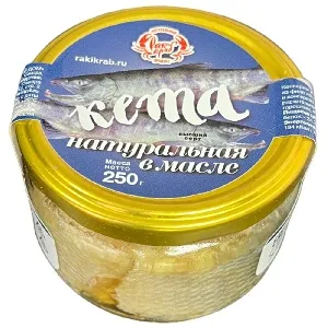 Кета САМАРСКИЙ ИКОРНЫЙ ДОМ в масле /стекло/ 200г*6
