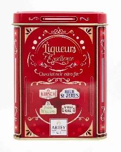 Конфеты ABTEY - VINTAGE "SELECTION LIQUEURS" с ликером, ассорти /жесть/ 250г*8