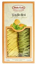 Макаронные изделия DALLA COSTA "Тальолини" с яйцом и шпинатом /картон/ 250г*10