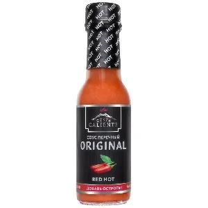 Соус COSTA CALIENTE ORIGINAL RED HOT перечный оригинальный красный /стекло/ 90мл*12