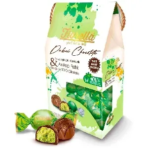 Конфеты FIORELLA Dubai Шоколадные с фисташковой начинкой /картон/ 230г*18