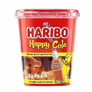 Мармелад HARIBO HAPPY COLA Веселая Кола /банка/ 150г*24 Мармелад HARIBO HAPPY COLA Веселая Кола /банка/ 150г*24