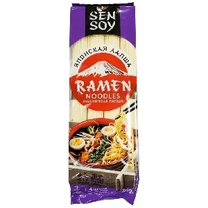 Лапша SENSOY Премиум пшеничная RAMEN /пакет/ 300г*24 Лапша SENSOY Премиум пшеничная RAMEN /пакет/ 300г*24