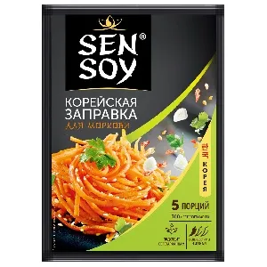 Заправка SENSOY для МОРКОВИ По-Корейски /пакет/ 80г*20