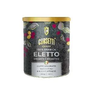 Кофе CORSETTI - ELETTO молотый 100% арабика /жесть/ 250г*12