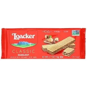 Вафли LOACKER CLASSIC хрустящие с лесным орехом 175г*18 Вафли LOACKER CLASSIC хрустящие с лесным орехом 175г*18