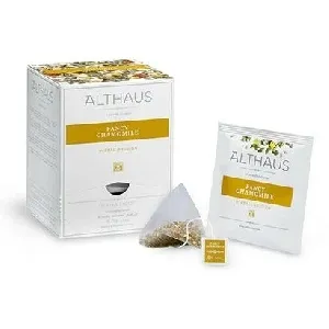 Чай ALTHAUS Fancy Chamomile Благородная Ромашка (2,25г*15) пирамидки /картон/ 33,75г*12