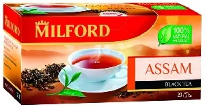 Чай MILFORD АССАМ Черный байховый (20 пакетиков) 40г*12