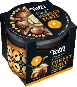 Закуска YELLI к вину FOREST TASTE белые грибы и тахини /стекло/ 100г*6 Закуска YELLI к вину FOREST TASTE белые грибы и тахини /стекло/ 100г*6