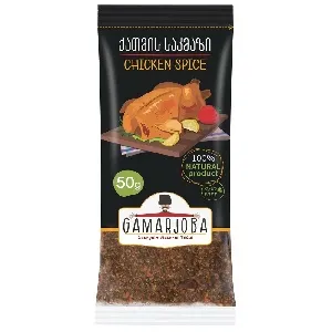 Приправа GAMARJOBA для курицы /пакет/ 50г*20
