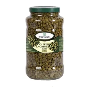 Каперсы ITALCARCIOFI Лакримелла без черенков в уксусе /стекло/ 1600г*6