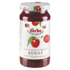 Конфитюр DARBO низкокалорийный Вишня 60% фруктов /стекло/ 220г*6 Конфитюр DARBO низкокалорийный Вишня 60% фруктов /стекло/ 220г*6