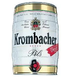 Пиво KROMBACHER Pils 4,8% светлое /жесть/ 5л*2