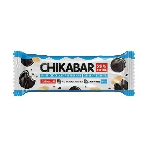 Батончик CHIKALAB глазированный с начинкой со вкусом "Хрустящее печенье" /флоу-пак/ 60г*20
