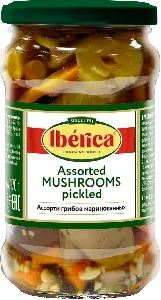 Ассорти грибов IBERICA маринованных /стекло/ 314мл*12