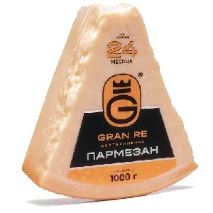 Сыр GRAN RE Пармезан 40% жирности (выдержка 24 мес) ~1000г*1