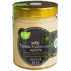 Мед ЛЕСНЫЕ УГОДЬЯ Травы Хоперского ареала /стекло/ 320г*6