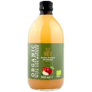 Уксус ANTICA ACETAIA DEL DUOMO яблочный ORGANIC нефильтрованный /стекло/ 500мл*6