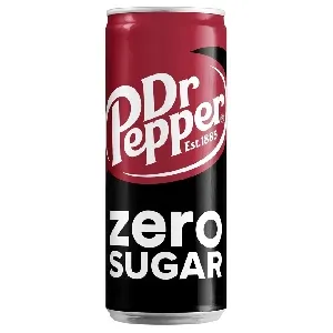 Напиток Dr. Pepper (Польша) ZERO SUGAR (SLIM) газированный /жесть/ 0,33л*24
