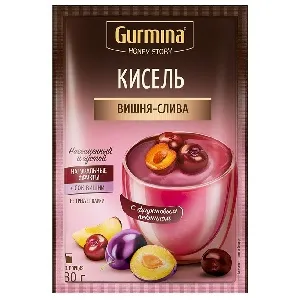 Кисель GURMINA HONEY STORY вишня-слива 30г*20