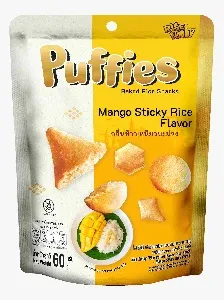 Рисовые снеки R!SE BUDDY со вкусом «Клейкий рис с манго» 60г*12 Рисовые снеки R!SE BUDDY со вкусом «Клейкий рис с манго» 60г*12