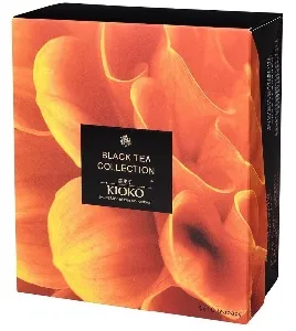 Набор KIOKO BLACK TEA COLLECTION чёрного чая в пакетиках (4 вида чая по 10 пакет) /картон/ 82г*4
