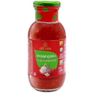 Аджика GEORGIA'S NATURAL ORGANIC Красная /стекло/ 235г*12