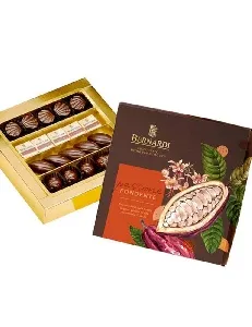 Конфеты BERNARDI из темного шоколада PASSIONE FONDENTE в подарочной коробке /картон/ 200г*4