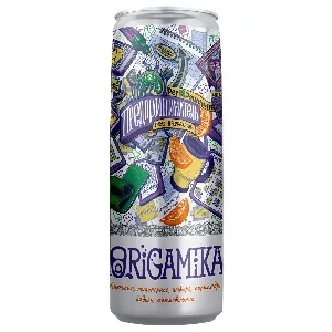 Напиток ORIGAMIKA безалкогольный ПРЕДПРИНИМАТЕЛЬ с апельсином, лемонграсс, имбирь, кориандр, бадьян и можжевельник /жесть/ 330мл*8