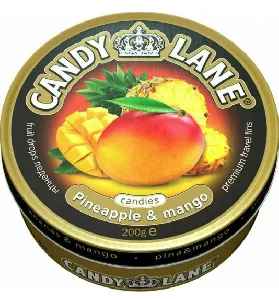 Леденцы CANDY LANE Ананас/Манго 200г*24