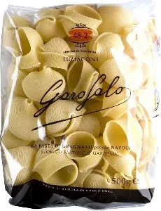 Макаронные изделия Garofalo № 482 "Лумакони" (Большие рифленые улитки) 500г*12 Макаронные изделия Garofalo № 482 "Лумакони" (Большие рифленые улитки) 500г*12
