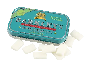 Жевательная резинка BARKLEYS Intense SPEARMINT /жесть/ 30р*9