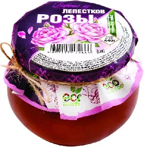 Варенье ECOFOOD из лепестков розы 440г*6 Варенье ECOFOOD из лепестков розы 440г*6