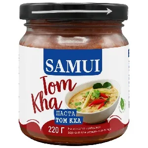 Паста SAMUI TOM KHA "Том Кха" /стекло/ 220г*12 Паста SAMUI TOM KHA "Том Кха" /стекло/ 220г*12