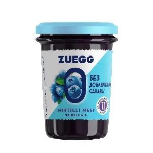 Конфитюр ZUEGG Zero Черника БЕЗ САХАРА /стекло/ 220г*8 Конфитюр ZUEGG Zero Черника БЕЗ САХАРА /стекло/ 220г*8