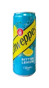 Напиток SCHWEPPES газированный BITTER LEMON /жесть/ 0,33л*24