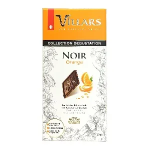 Шоколад VILLARS тёмный с цукатами из апельсиновых корочек 100г*16