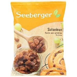 Изюм SEEBERGER SE1714501 Султанский без косточек 200г*13 Изюм SEEBERGER SE1714501 Султанский без косточек 200г*13
