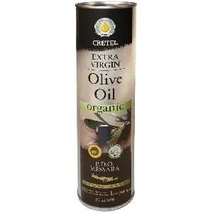 Масло СRETEL оливковое ORGANIC EVOO AC 0,3-0,6 /жесть/ 1000мл*12