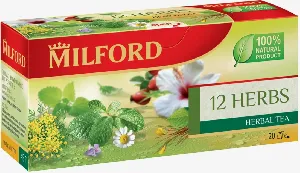 Чай MILFORD Травяной 12 трав (20 пакетиков) 45г*12