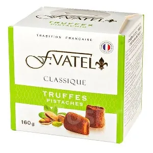 Трюфель F.VATEL с кусочками фисташками /картон/ 160г*12 Трюфель F.VATEL с кусочками фисташками /картон/ 160г*12