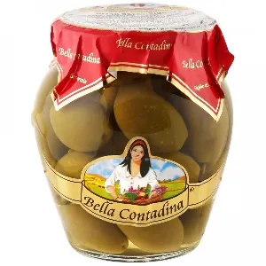 Оливки гигант BELLA CONTADINA Белла Ди Чериньола с косточкой /стекло/ 290г*12 Оливки гигант BELLA CONTADINA Белла Ди Чериньола с косточкой /стекло/ 290г*12