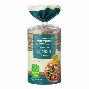 Криспы МИСТРАЛЬ гречневые Алтайские /пакет/ 150г*8