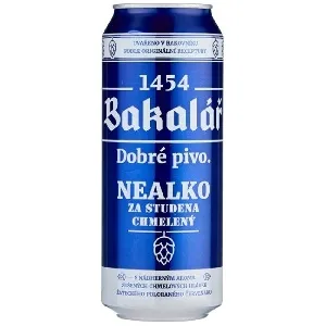 Пиво BAKALAR NEALKO безалкогольное 0.5% холодного охмеления /жесть/ 0,5л*24